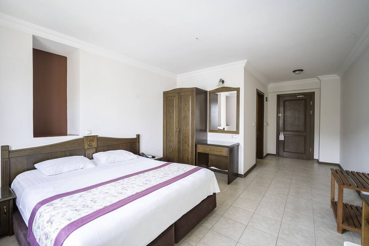 1 habitación y ropa de cama de alta calidad