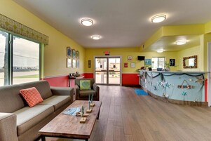 Sala de estar en el lobby