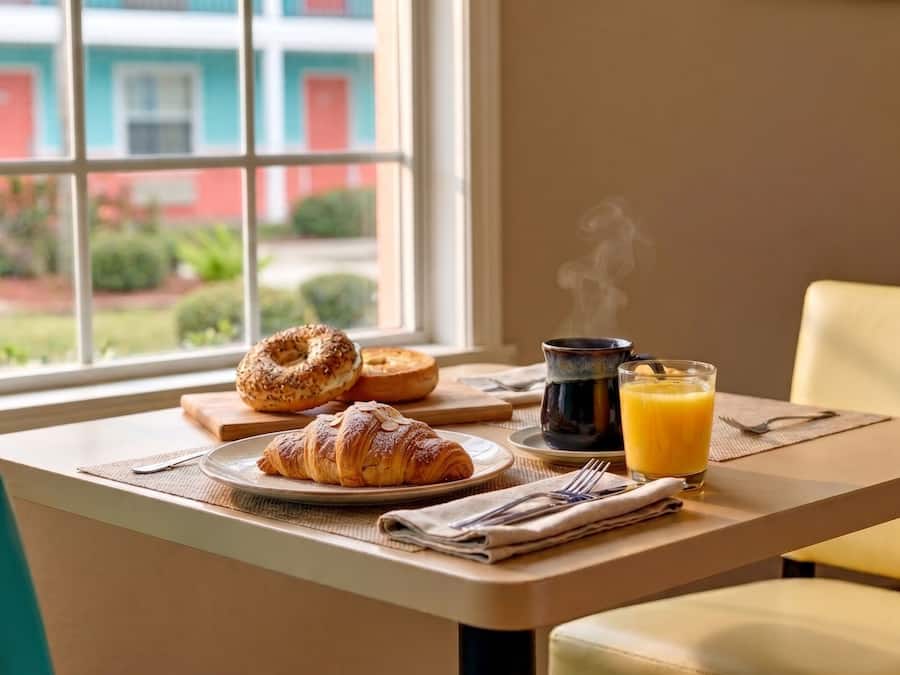 Free daily continental breakfast