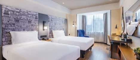 Premium bedding, minibar, in-room safe, desk