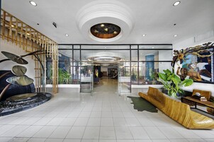 숙박 시설 입구