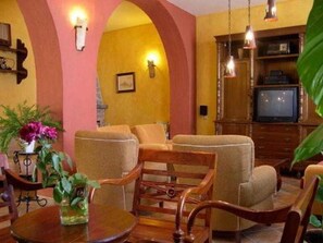 Blick von der Unterkunft