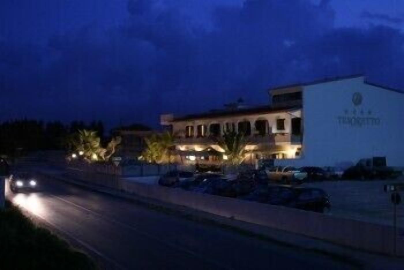 front of property – evening/night