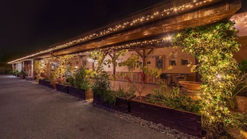 Front of property - evening/night