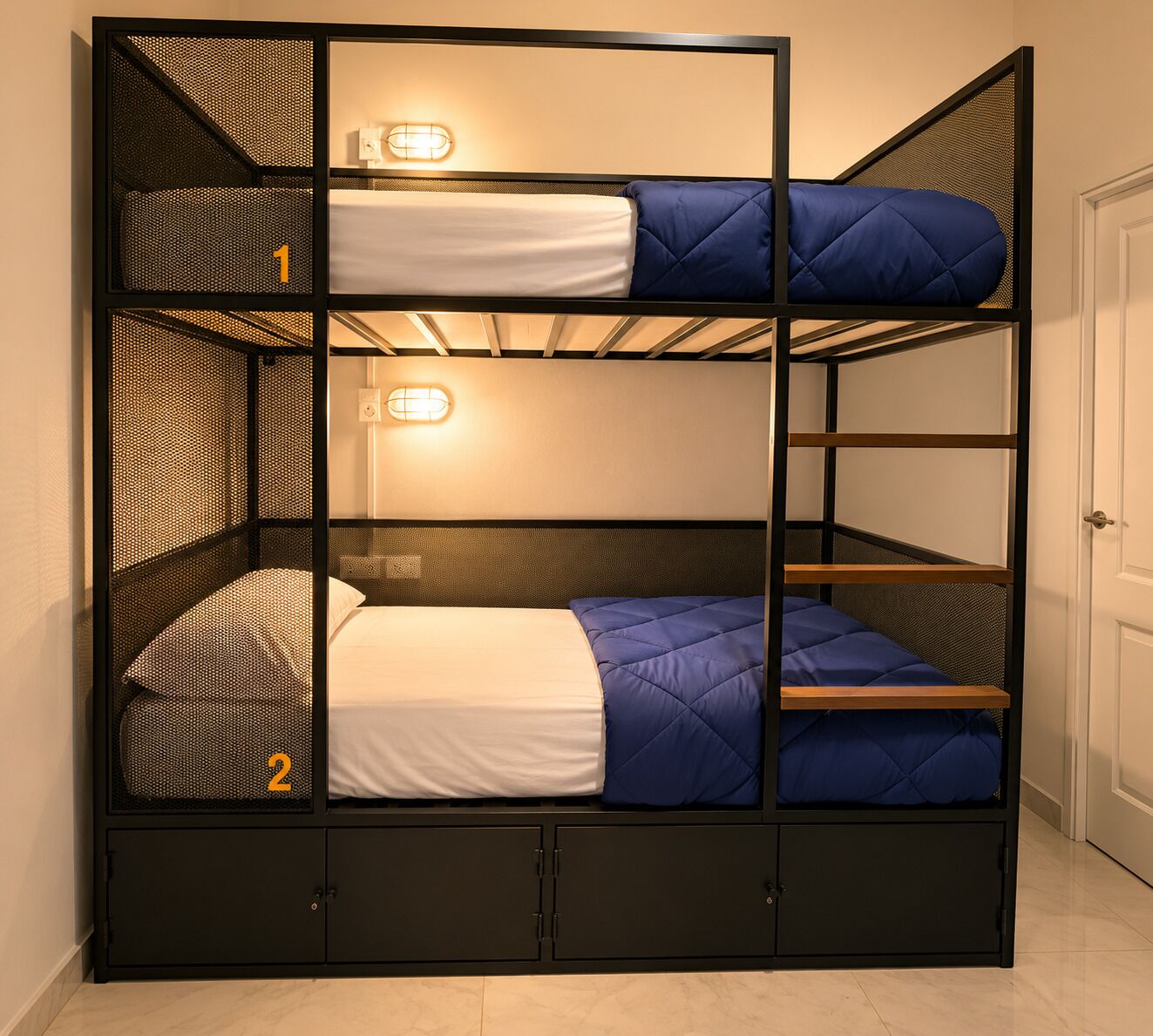 Free WiFi, bed sheets