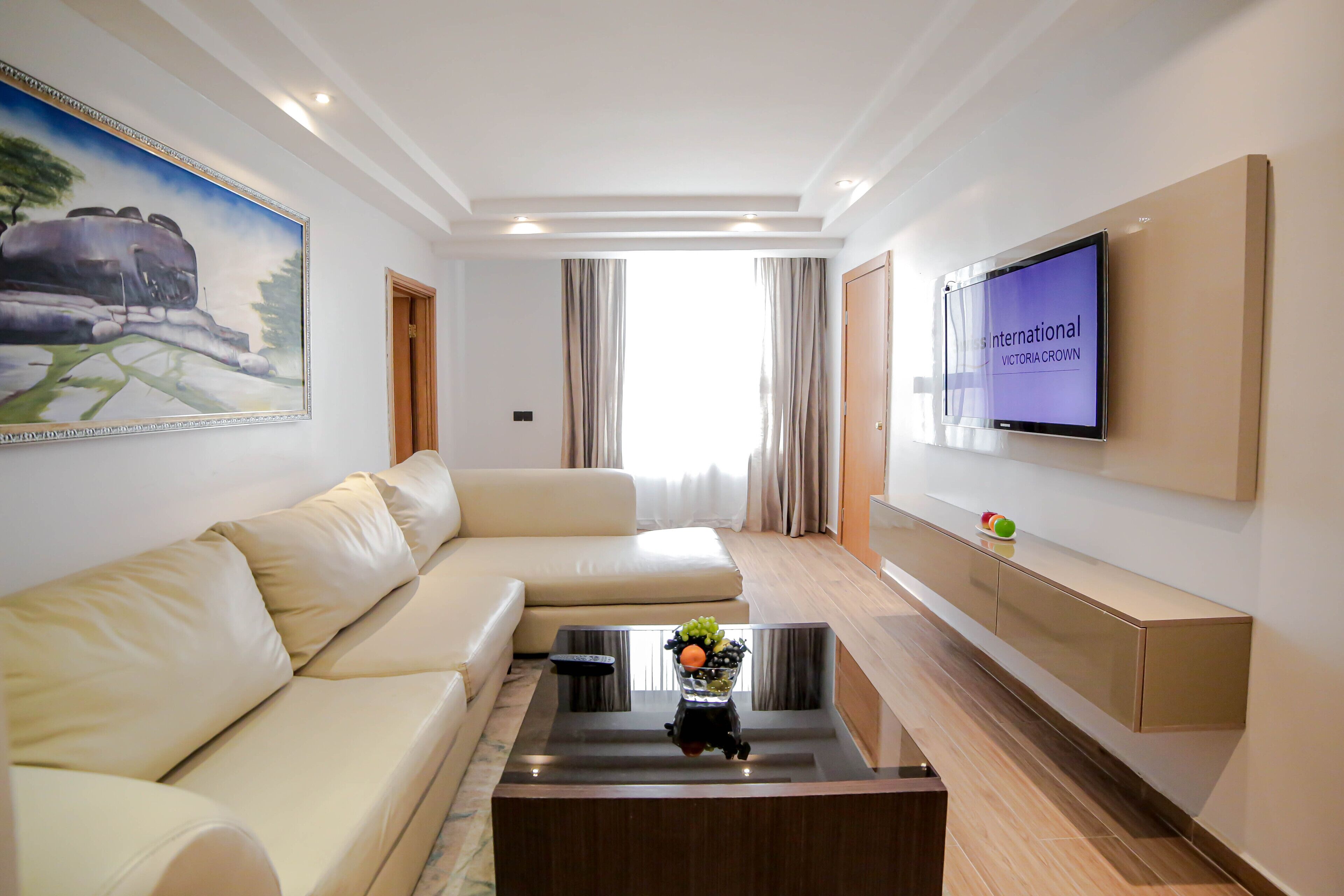 Deluxe suite, 1 kingsize bed | Uitzicht op de stad