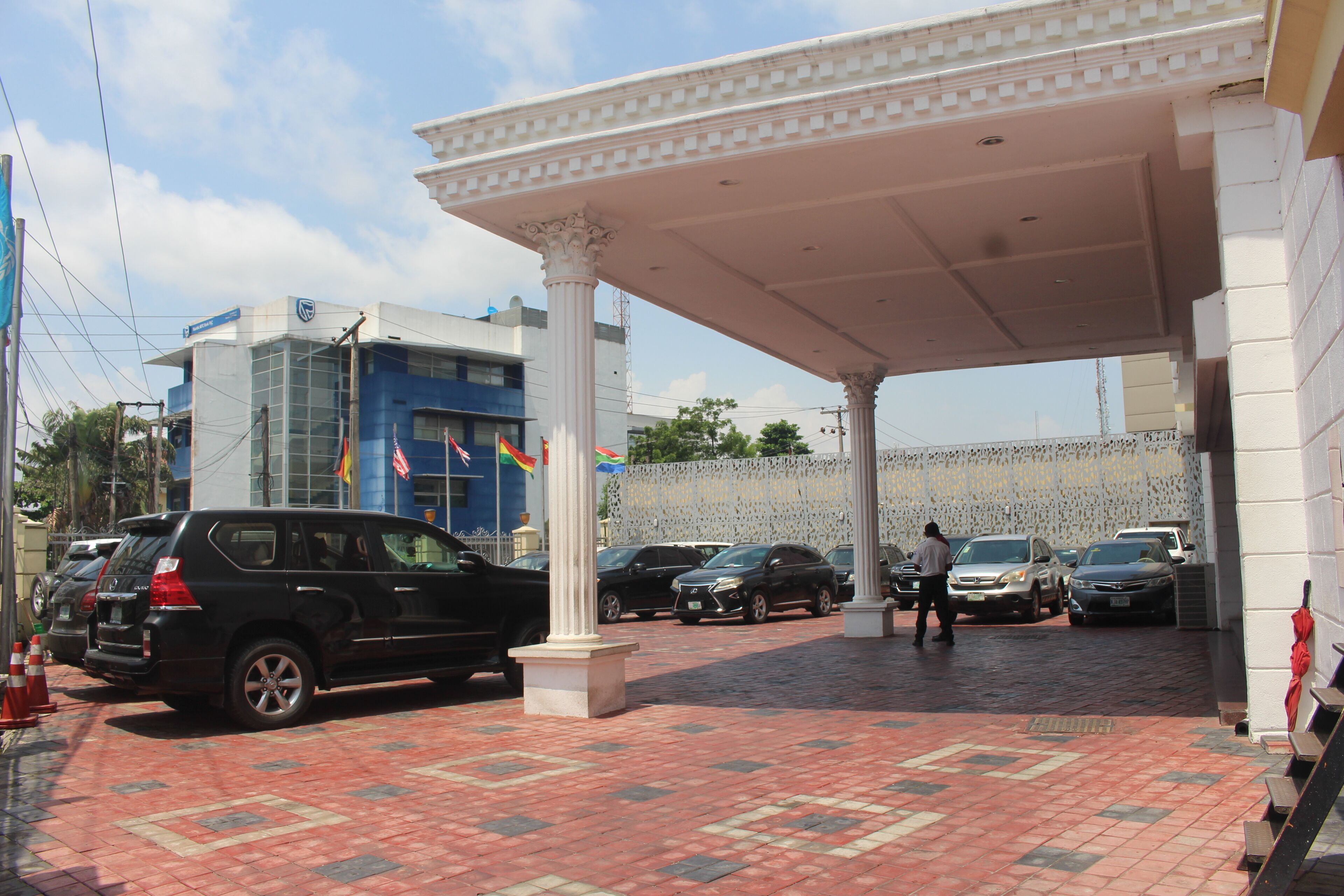 Facciata della struttura