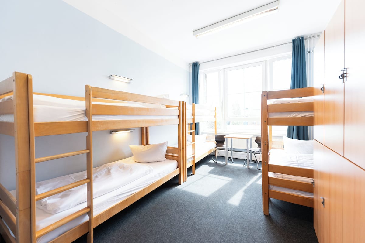 Hypo-allergenic bedding, blackout curtains, soundproofing, free WiFi