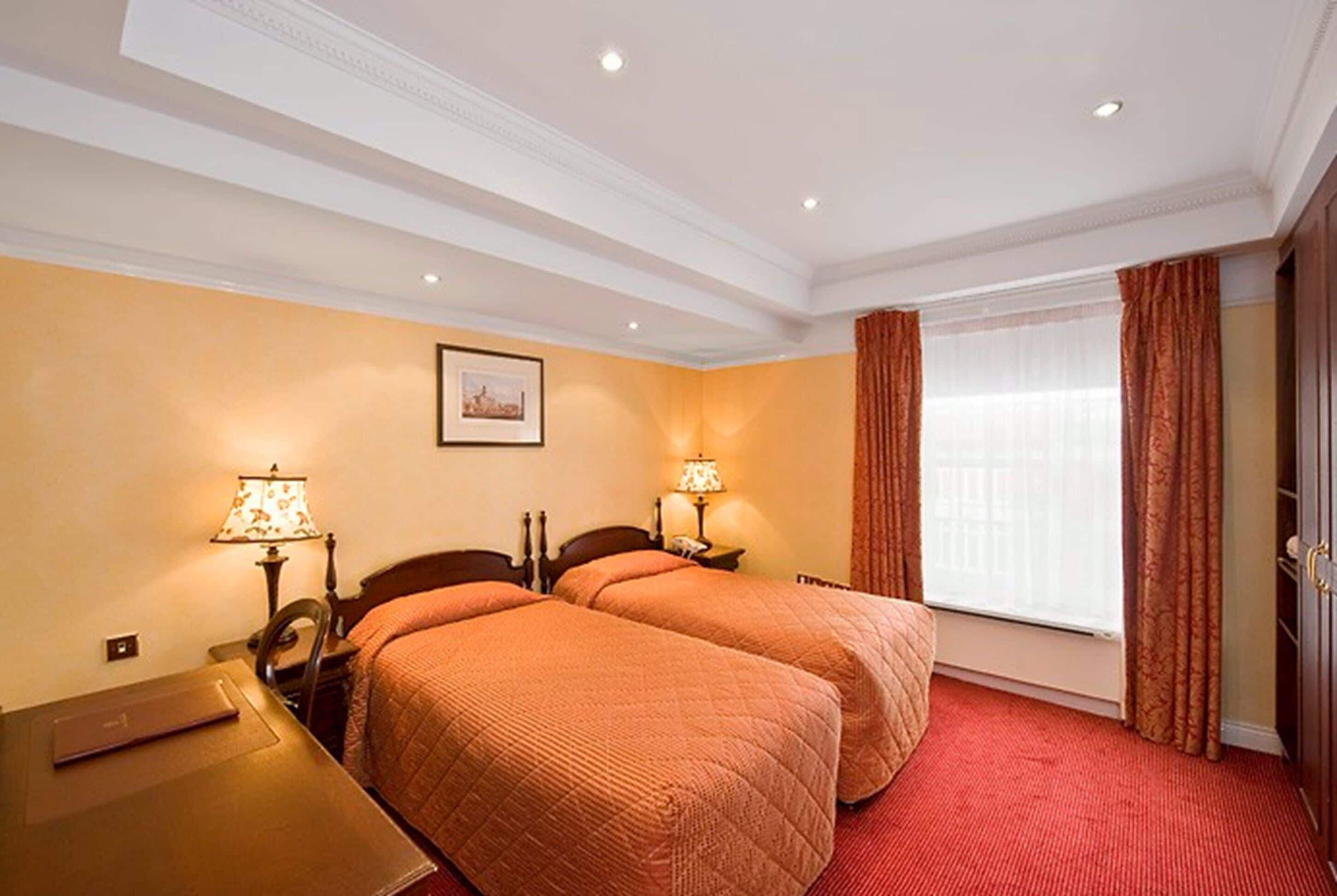 standard twin room | in-room safe, desk, iron/ironing board, free wifi