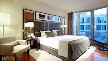 Premium bedding, minibar, in-room safe, desk