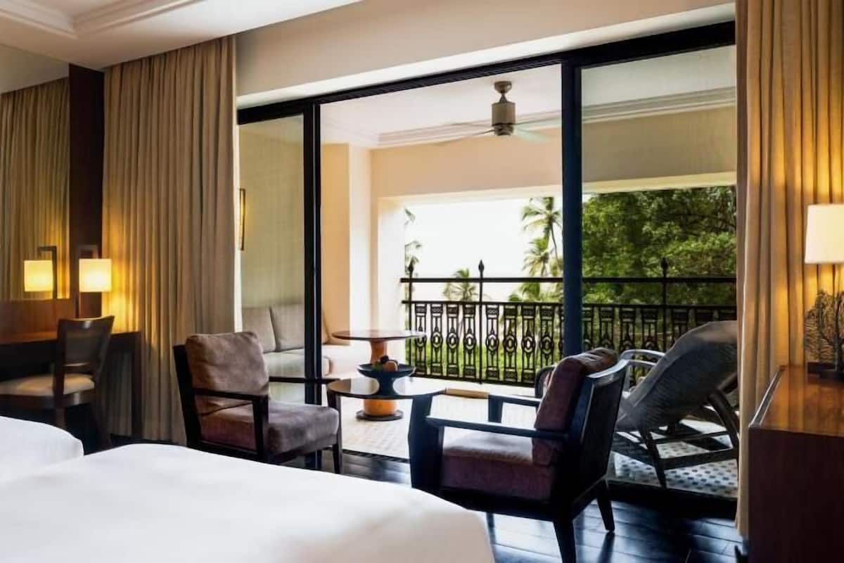 Premium bedding, down comforters, Select Comfort beds, in-room safe