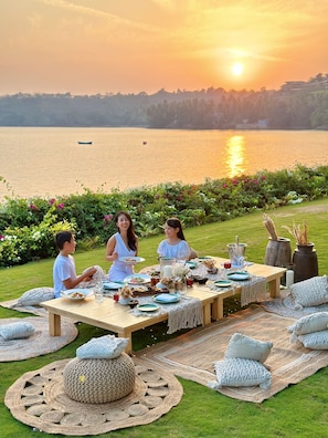 Aire de pique-nique/barbecue