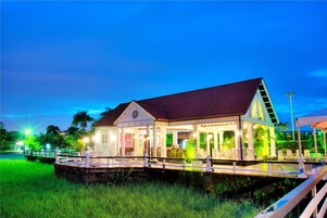 Front of property - evening/night