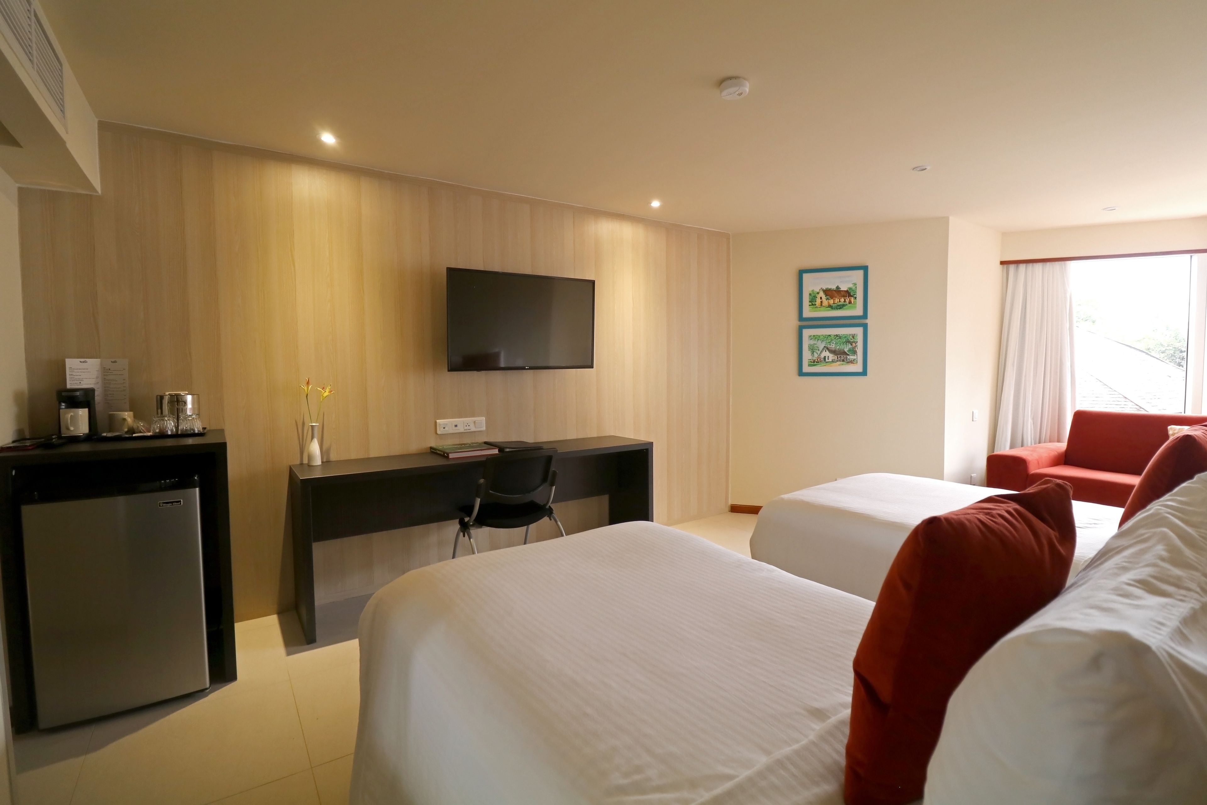 minibar, in-room safe, desk, blackout curtains