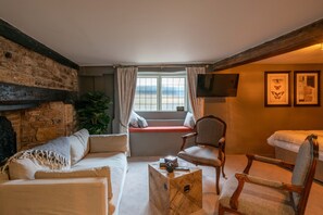 Superior-rum - 1 dubbelsäng | Vardagsrum | Tv