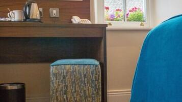 Deluxe Double Room | Desk, laptop workspace, blackout drapes, iron/ironing board