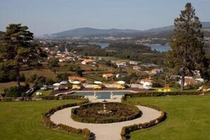 Vue depuis lâhĂ©bergement