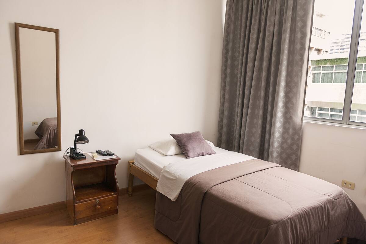 Premium bedding, down duvets, laptop workspace, iron/ironing board