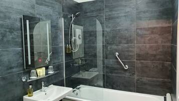 Superior Double or Twin Room, 1 Bedroom | Bathroom | Free toiletries, hair dryer, towels, soap