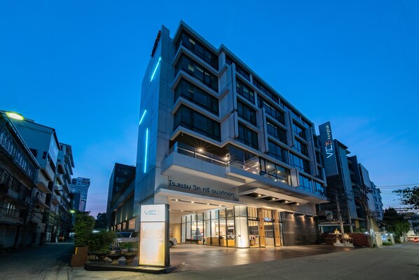 Voorkant van accommodatie