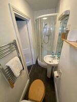 Free toiletries, hair dryer, towels