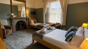 Desk, iron/ironing board, free WiFi, bed sheets