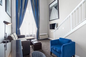 Loft, 1 cama King size, cocina | Ropa de cama de alta calidad y camas con pillow-top 