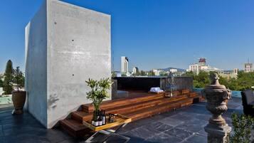 Área para banquetes al aire libre