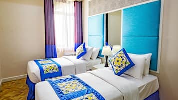 Family Oda, 2 Yatak Odası | Kaliteli yatak takımı, minibar, odada kasa, masa
