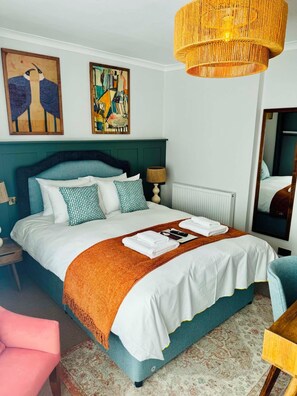 Deluxe Double Room | Desk, blackout drapes, iron/ironing board, free WiFi