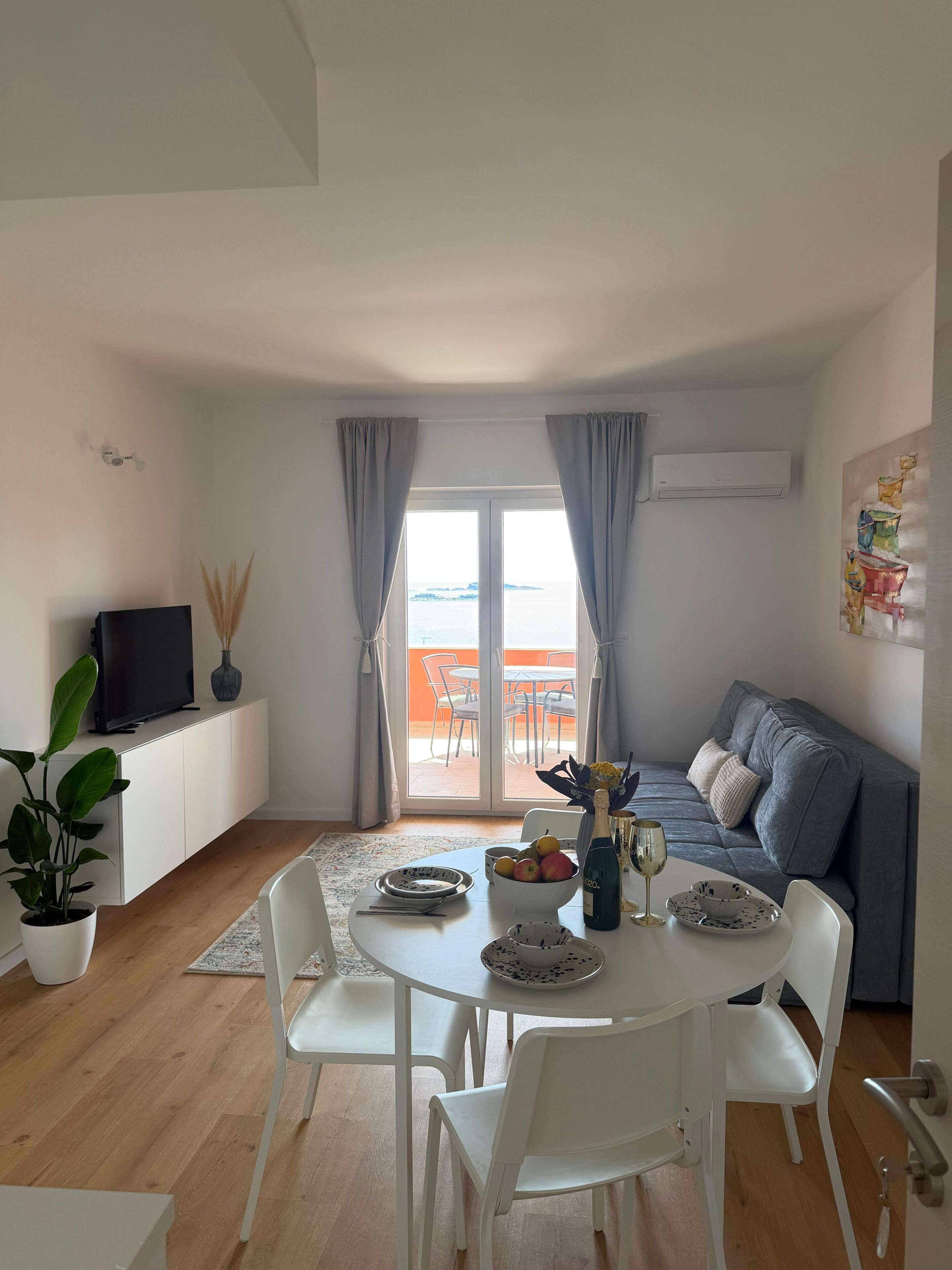 Appartement, vue baie | Coin séjour