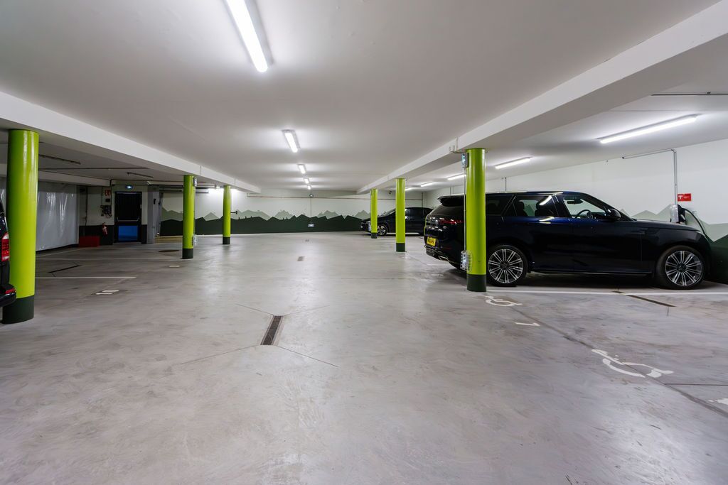 limited parking, electric car charging point