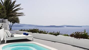 Suite – honeymoon, privat basseng | Utsikt fra rommet