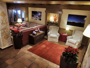 Sitteområde i lobbyen