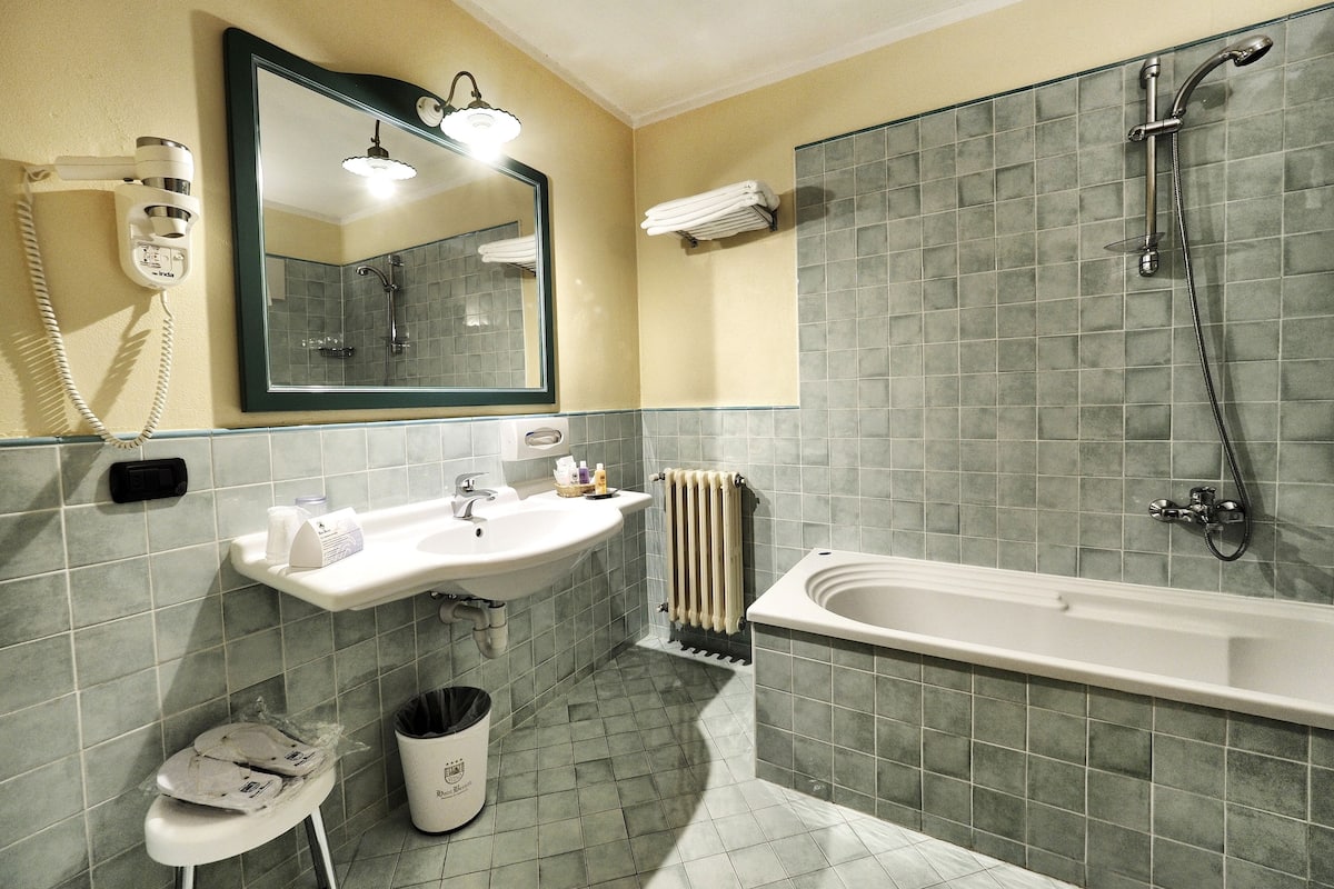 free toiletries, hair dryer, bathrobes, slippers