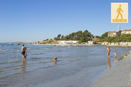 Beach nearby, beach towels