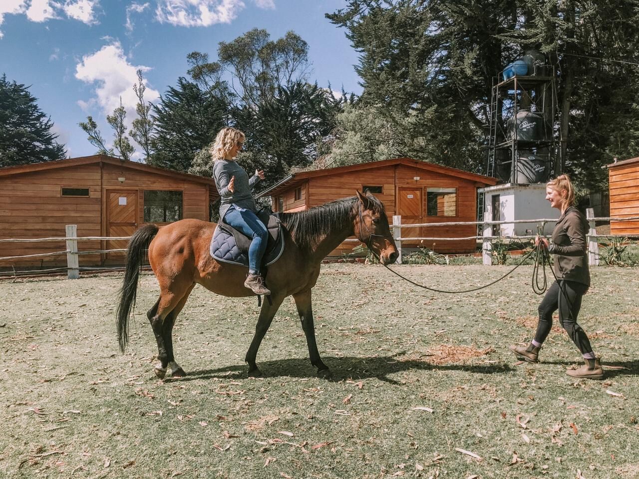 Horse riding