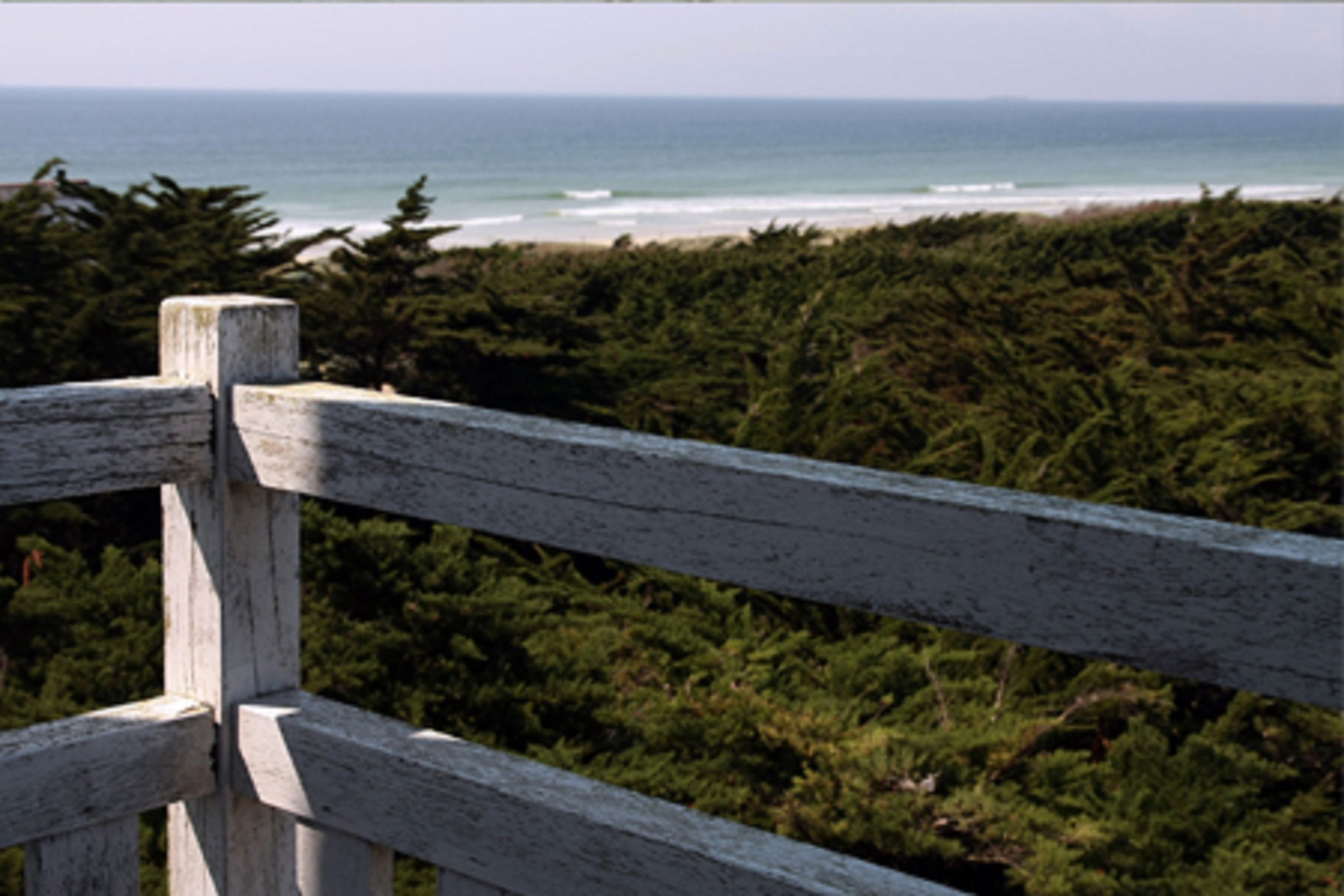 Uitzicht vanaf balkon