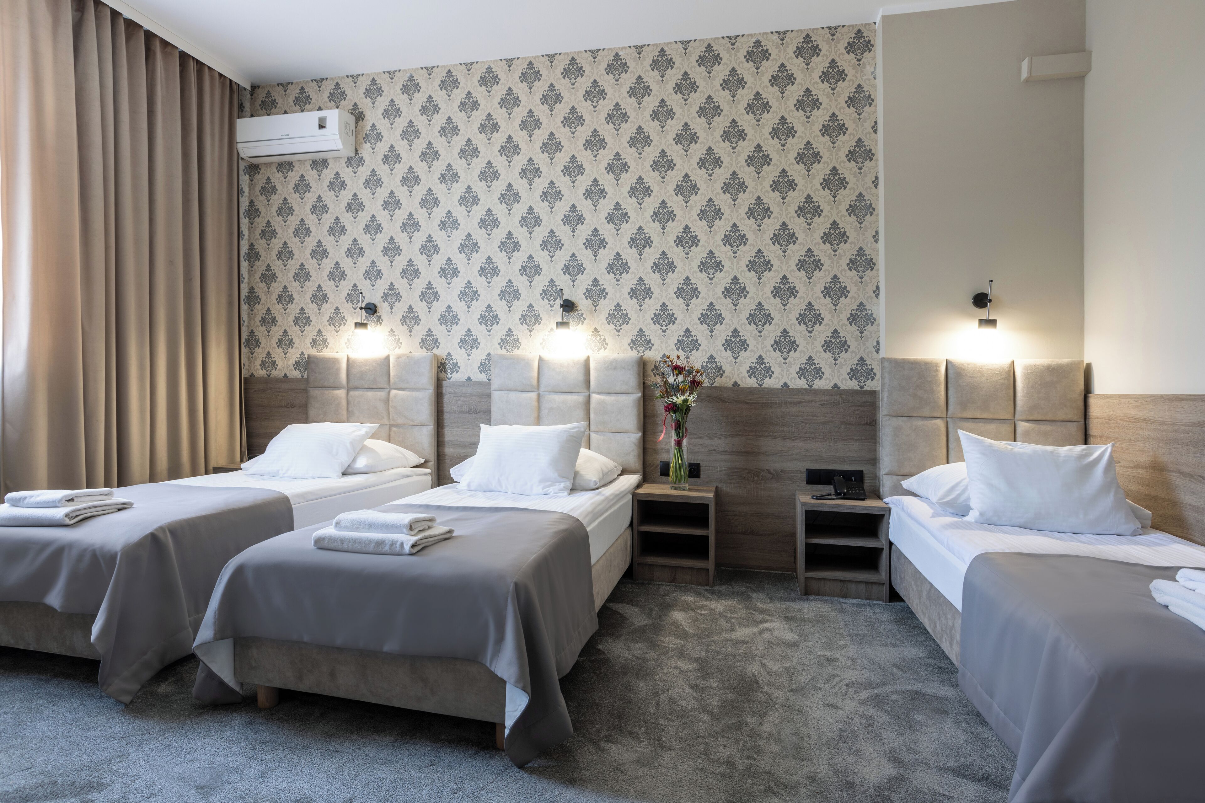 superior triple room | hypo-allergenic bedding, down duvets, in-room safe