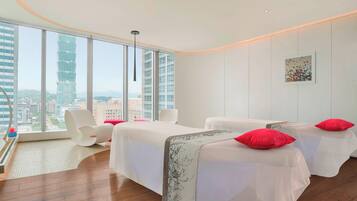 Couples treatment room(s), body treatments, body wraps, body scrubs