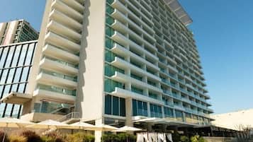 Majoituspaikan julkisivu