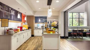 Free daily buffet breakfast