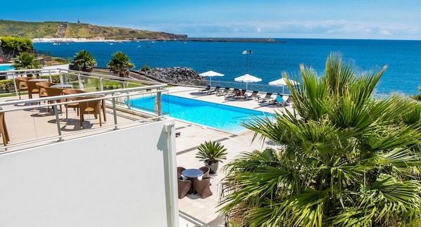 Vista a la playa o el mar