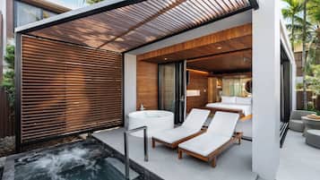 Studio pool villa | Pool | Outdoor pool, pool loungers