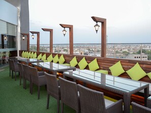 Breakfast, lunch, dinner served; Indian cuisine, alfresco dining  - Comfort Inn Tulip Heights (Bathinda)