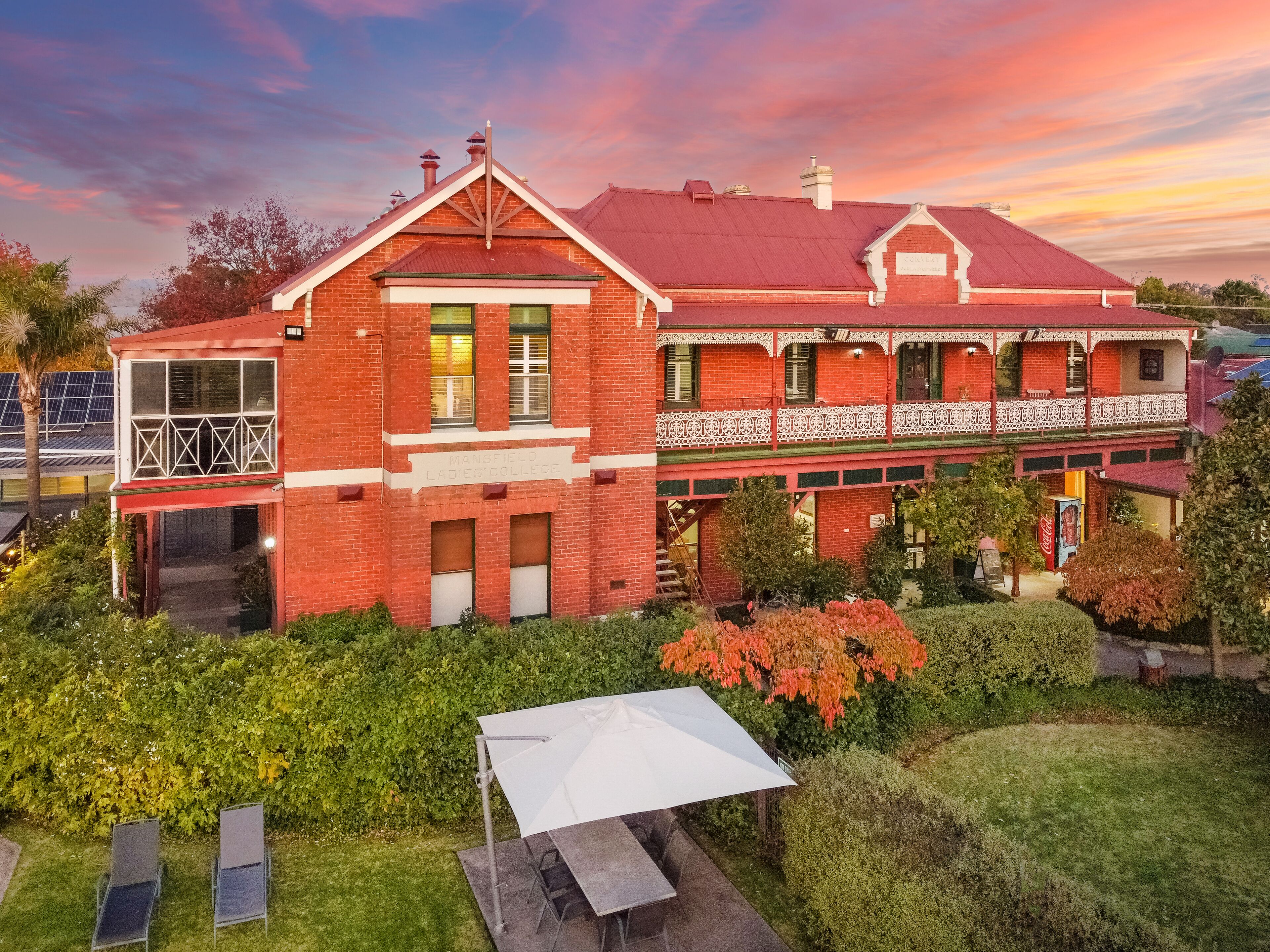 Front of property - evening/night