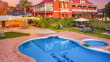 Front of property – evening/night