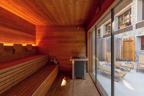 Een sauna, een stoombad