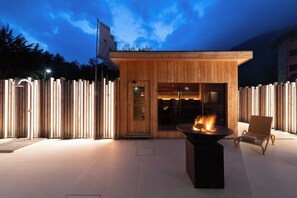 Een sauna, een stoombad