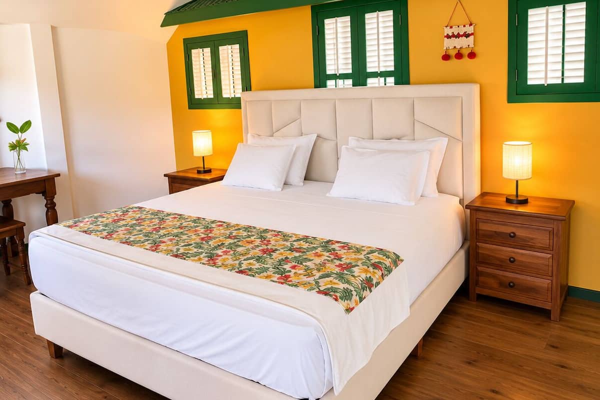 Departamento estándar | Caja de seguridad en la habitación, wifi gratis y ropa de cama